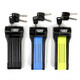 SAHOO Bicycle Folding Lock Anti-Hydraulic Shear Lock 12-Level Anti-Theft Lock, Specification: Enhanced Version (Yellow)