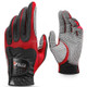 PGM Golf Microfiber Single Non-slip Left Hand Gloves for Men (Color:Black Red Size:S)