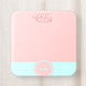 2 PCS TUY 6026 Human Body Electronic Scale Home Weight Health Scale, Size: 28x28cm(Charging Type Pink)