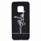 For Huawei Mate 20 Pro Shockproof Stick Figure Pattern Soft TPU Protective Case(Ballet Girl)