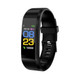 ID115 0.96 inch OLED Screen Smart Watch Wristband Pedometer Sport Fitness Tracker bracelet(Black)