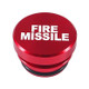 2 PCS Car / Motorcycle FIRE MISSILE Letter Metal Cigarette Lighter Dust Cover (Red)