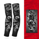 Summer Fake Tattoo Pattern Sunscreen Ice Sleeve Men And Woman Outdoor Riding Ice Sleeves(Heroic Hero)