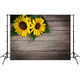 1.25m x 0.8m Wood grain flower branch prop 3D simulation photography background cloth(MB16)