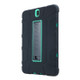 For Samsung Galaxy Tab S3 9.7 T820 C5 Four Corners Shockproof Silicone + PC Protective Case with Holder(Black + Light Green)