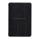 Silk Texture Horizontal Flip Leather Case with Three-Folding Holder for iPad mini 4(Black)