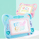 2 PCS Early Childhood Education Color Magnetic Drawing Board Cartoon Graffiti Painting Writing Board, Spec: Cat (Blue)