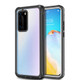 For Huawei P40 Pro Waterproof Dustproof Shockproof Transparent Acrylic Protective Case(Black)