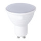 4 PCS LED Light Cup 2835 Patch Energy-Saving Bulb Plastic Clad Aluminum Light Cup, Power: 5W 6Beads(GU10 Milky White Cover (Cold Light))