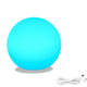 3W Alexa Voice Control Smart Light WIFI Mobile Phone APP Atmosphere Night Light, Specification: 15cm (Round Ball)