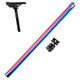 Litepro 412 Folding Bicycle Seatpost 33.9mm LP Plum Blossom Seat Tube, Colour: Electroplating Colorful