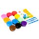 Deli Super Light Clay Tool Set Children Toy Mud Light Clay, Specification: 12 Colors