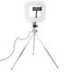 XWJ-D35B 28cm Dimmable LED Square Light With Tripod Net Red Live Fill Light Mobile Phone Bracket