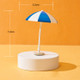 Miniature Beach Sun Umbrella Sandy Beach Landscape Decoration Photography Props(Blue)