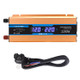 Carmaer 48V to 220V 2200W Car Multi-function Double Digital Display Inverter Household Power Converter