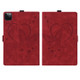 Love Butterfly Pattern Horizontal Flip Leather Case with Holder & Sleep / Wake-up Function For iPad Pro 12.9 (2020) (2021)(Red)