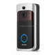 EKEN V5 Smart Phone Call Visual Recording Video Doorbell Night Vision Wireless WiFi Security Home Monitor Intercom Door Bell, Standard(Black)