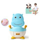 PU Cushion Baby Cartoon Cute Children Portable Anti-skid Thickened Toilet(Blue)