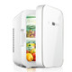 Somate SMT-8L Digital Display Car Home Dual-use Mini Refrigerator, Color:White Tempering Door, Specification:CN Plug