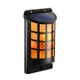 66 LEDs Solar Powered Outdoor Sense Flame IP65 Waterproof Wall Light