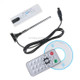 USB 2.0 DVB-T2 Stick with Remote Control & FM Radio Function, Support MPEG-4 H.264 (AVC) & MPEG 2 Encoding(White)