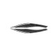 1 Pair Carbon Fiber Car Lamp Eyebrow Decorative Sticker for BMW E90 / 318i / 320i / 325i 2009-2012