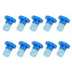 10 PCS 2W T3 Wedge Instrument Panel LED Light Dashboard Gauge Cluster Indicator Lamp Bulb(Blue Light)