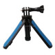 Multi-functional Foldable Tripod Holder Selfie Monopod Stick for GoPro HERO5 Session /5 /4 Session /4 /3+ /3 /2 /1, Xiaoyi Sport Cameras, Length: 12-23cm(Blue)