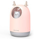 Cute Bear Humidifier Office Desktop Large Capacity USB Antler Shape Purifier, Capacity: 300mL (Pink)