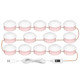 LED Makeup Lamp Mirror Front Beauty Fill Light Hand Sweep Sensation Lamp, Power source: 14 Bulbs