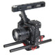 YELANGU YLG0904A-B Handle Video Camera Cage Stabilizer for Panasonic Lumix DMC-GH4 / Sony A7 & A7S & A7R & A7RII & A7SII(Red)