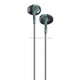 REMAX RM-595 3.5mm Gold Pin In-Ear Stereo Double-action Metal Music Earphone with Wire Control + MIC, Support Hands-free (Green)