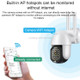 XB-61 360-degrees Spherical WiFi Full Color Monitor HD Camera, Supports Motion Detection & Voice Intercom & Night Vision