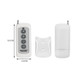 2 PCS 4 Key Wireless Remote Control Lamp Garage Door Remote, Style: with Antenna