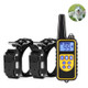 880-2 800 Yards Rechargeable Remote Control Collar Dog Training Device Anti Barking Device(Black Black)