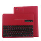 Bluetooth 3.0 Keyboard with Detachable Leather Tablet Case for iPad 4 / 3 / 2(Red)