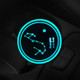 Car Constellation Series AcrylicColorful USB Charger Water Cup Groove LED Atmosphere Light(Scorpio)