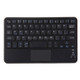 Mini Bluetooth Wireless Keyboard with Touch Panel, Compatible with All Android & Windows 7 inch Tablets with Bluetooth Functions(Black)