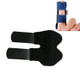 Aluminium Plate Finger Correction Sleeve Fixing Belt Finger Fracture Fixing Splint(Children Black)