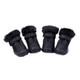 4 PCS/Set Pet AutumnWinter Thicken Cotton Shoes Dog Warm And Non-Slip Shoes, Size: No. 1(Black)