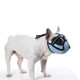 Pet Dog Mouth Cover Mask Flat Face Dog Mouth Cover Anti-Fog And Anti-Dust Mask S(Blue)