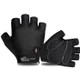 WEST BIKING YP0211218 Cycling Breathable Short Gloves Non-Slip Half Finger Gloves, Size: 2XL(Black)