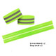 Reflective Elastic Band Suit Night Running Construction Site Traffic Safety Reflective Equipment,Style: 2 Arm Strap+2 Snap Circle