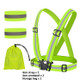 Reflective Elastic Band Suit Night Running Construction Site Traffic Safety Reflective Equipment,Style: 1 Strap+2 Arm Strap+Storage Bag