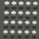 LandaTianrui LDTR - YJ033 / W 20 PCS 5mm LED White Lighting Diodes(White)