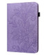 For Samsung Galaxy Tab S2 9.7 T810/T815 Lace Flower Embossing Pattern Horizontal Flip Leather Case with Holder & Card Slots & Wallet & Photo Frame(Purple)