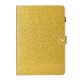 For Samsung Galaxy Tab A 8.0 T350 Love Buckle Glitter Horizontal Flip Leather Case with Holder & Card Slots(Gold)