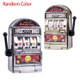 Mini Slot Machine Toy Rotatable Stress Reliever Children Party Jackpot Funny Jokes Play Toy, Random Color