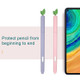 For Samsung Galaxy Tab S7 SM-870 / SM-T875 Fruit and Vegetable Shape Stylus Silicone Protective Case(Peach)