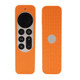 Silicone Protective Case Cover For Apple TV 4K 4th 2021 Siri Remote Controller(Orange)